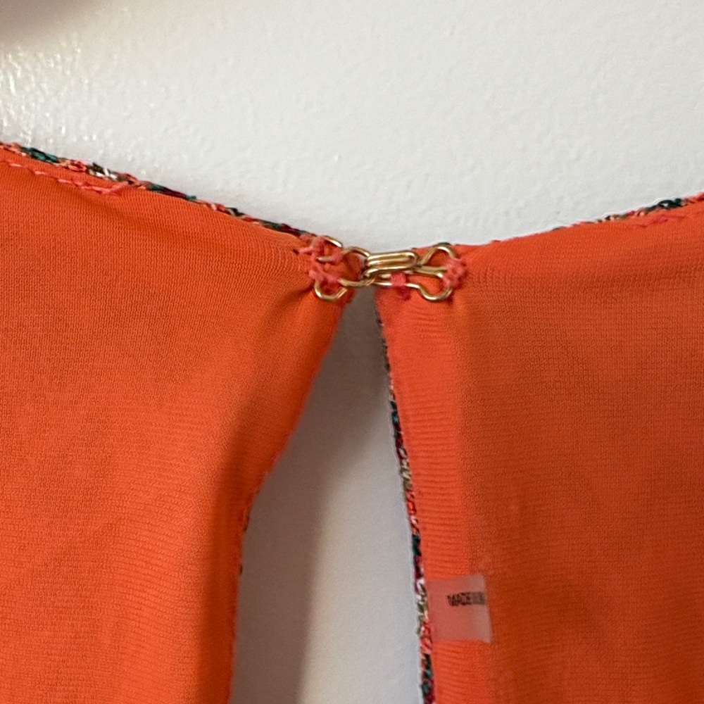 Ramy Brook Rust Patterned Mini Dress - Picture 4 of 7